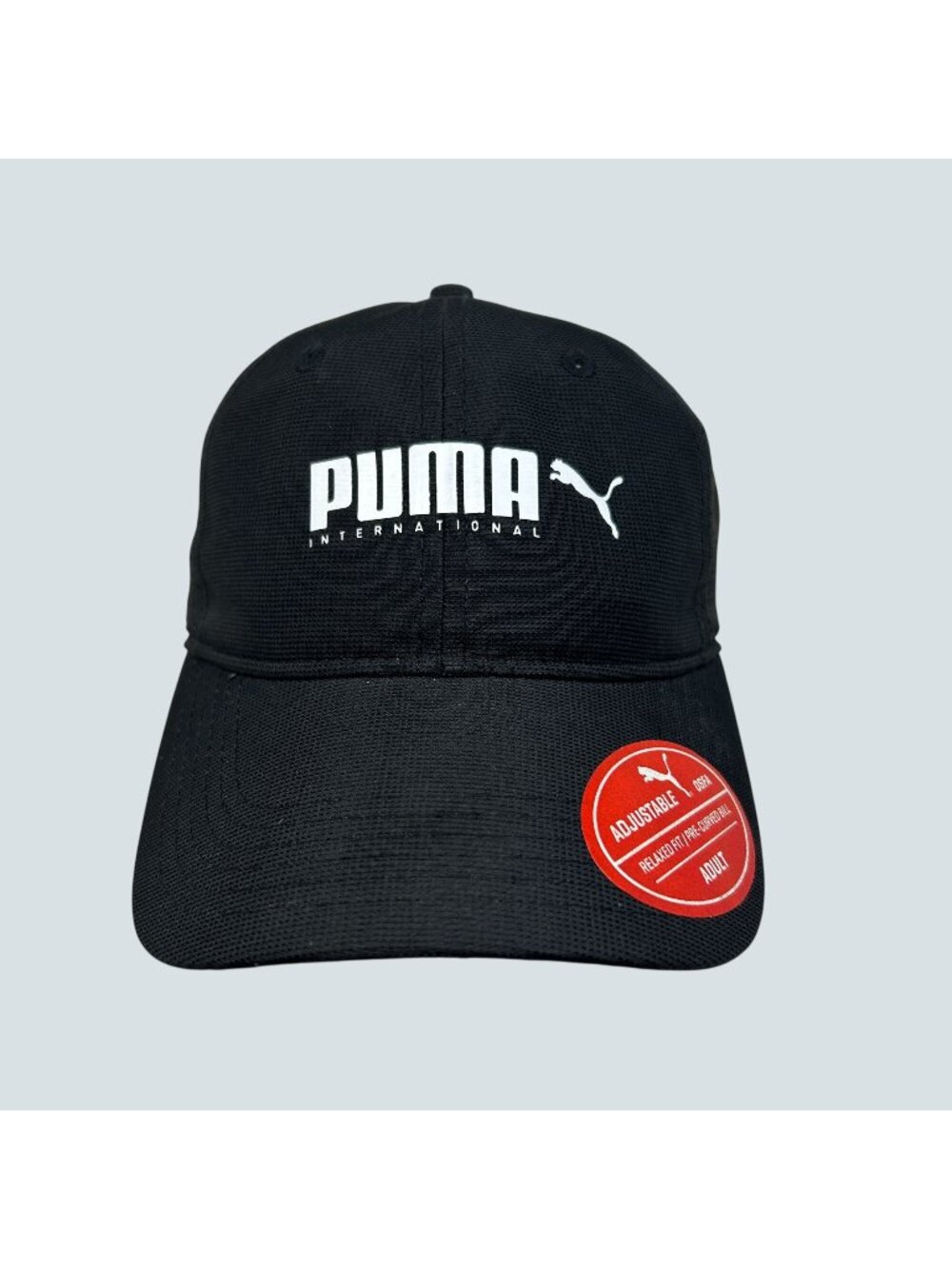 Puma International Black Adjustable Performance Hat Cap NWT